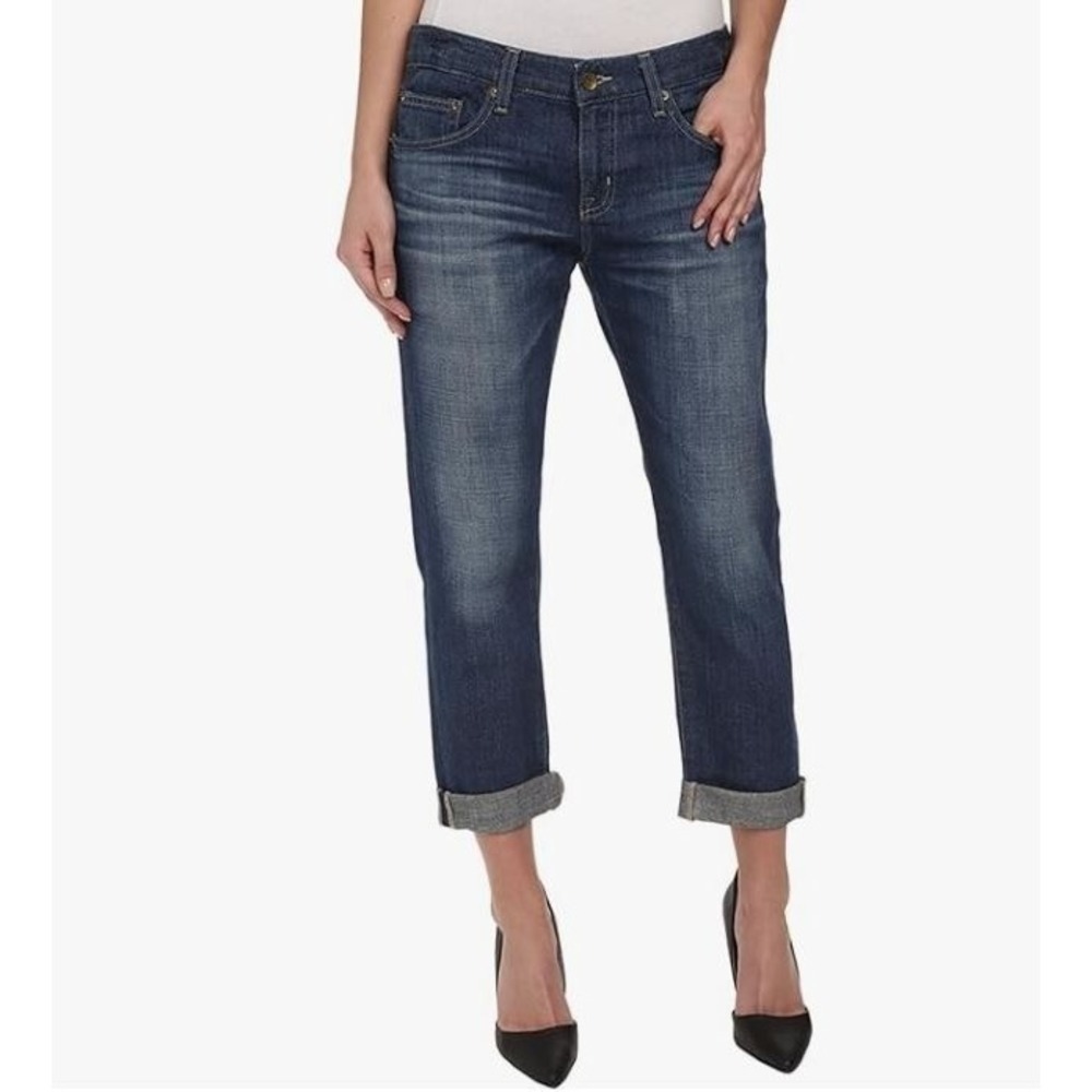 Big Star Jeans Cropped Capri Rolled Cuff 26 Stretch BUCKLE Classic‎ Low Rise